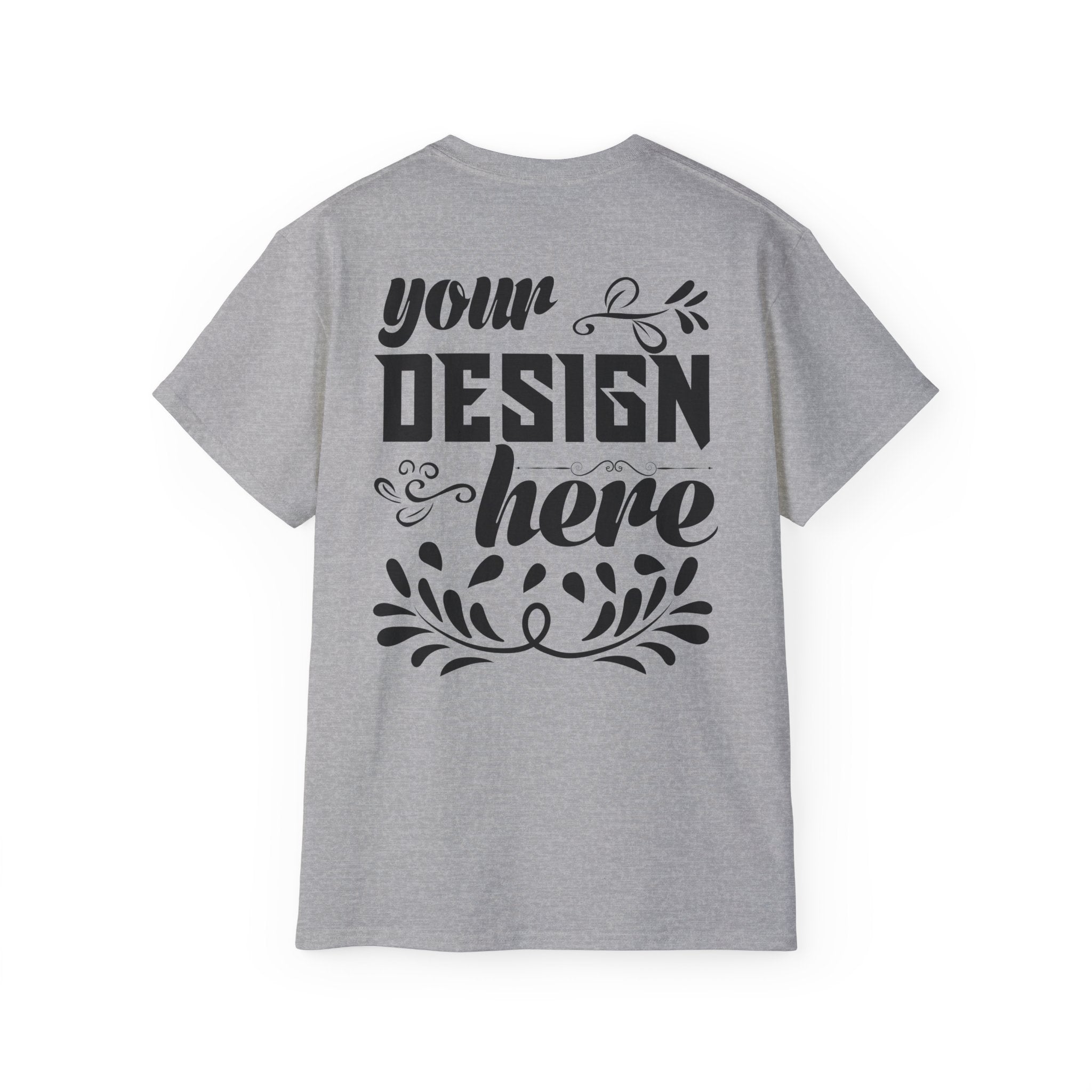 Customizable Gildan 2000 Unisex Ultra Cotton Crew Neck T-Shirt