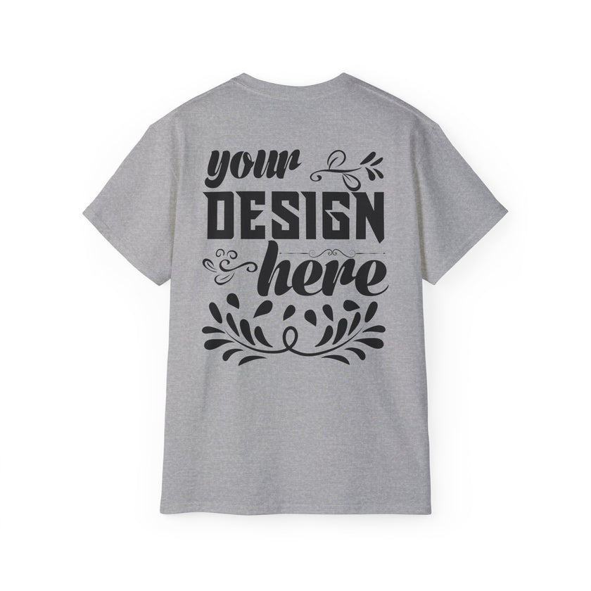 Customizable Gildan 2000 Unisex Ultra Cotton Crew Neck T-Shirt