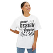 Customizable Bella+Canvas 3010 Unisex Oversized Boxy Tee Cotton