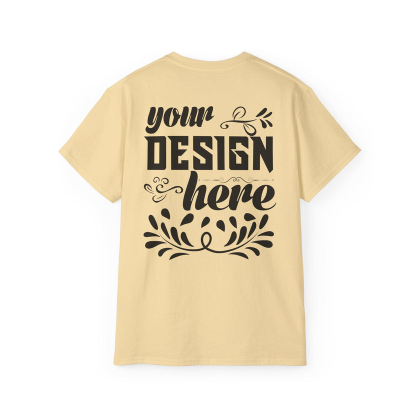 Customizable Gildan 2000 Unisex Ultra Cotton Crew Neck T-Shirt