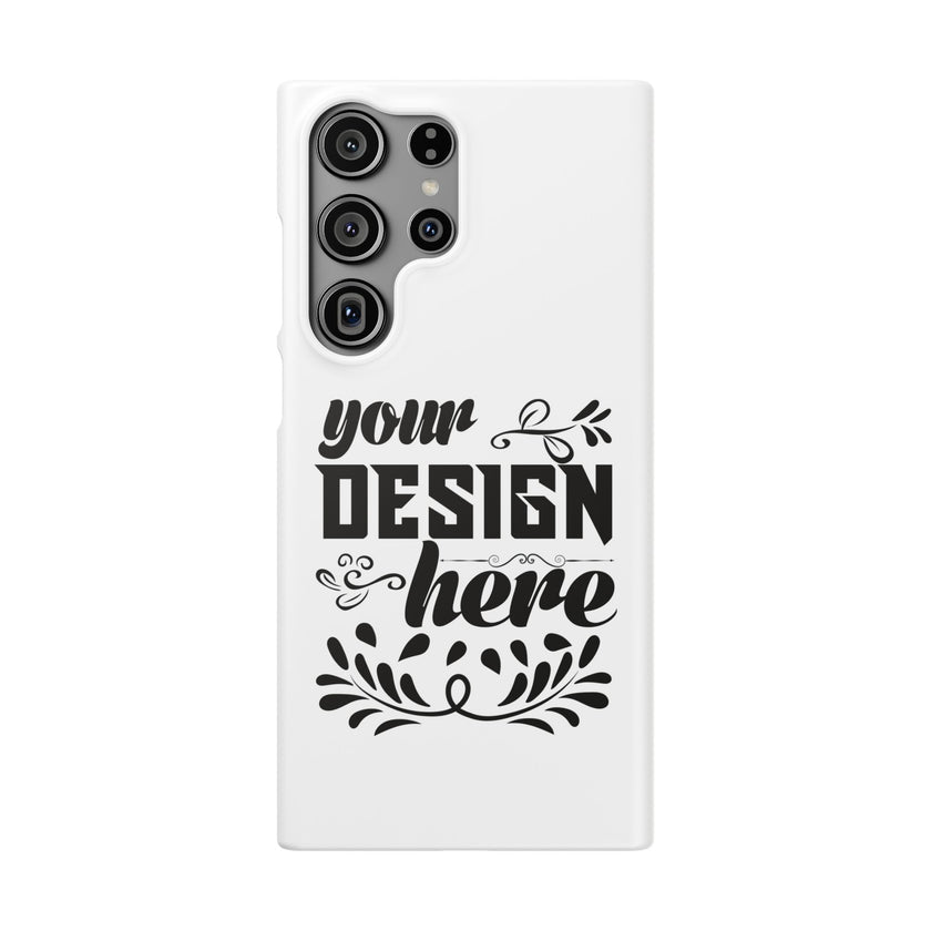 Customizable Snap Phone Case Slim Lightweight Polycarbonate Gloss Or Matte
