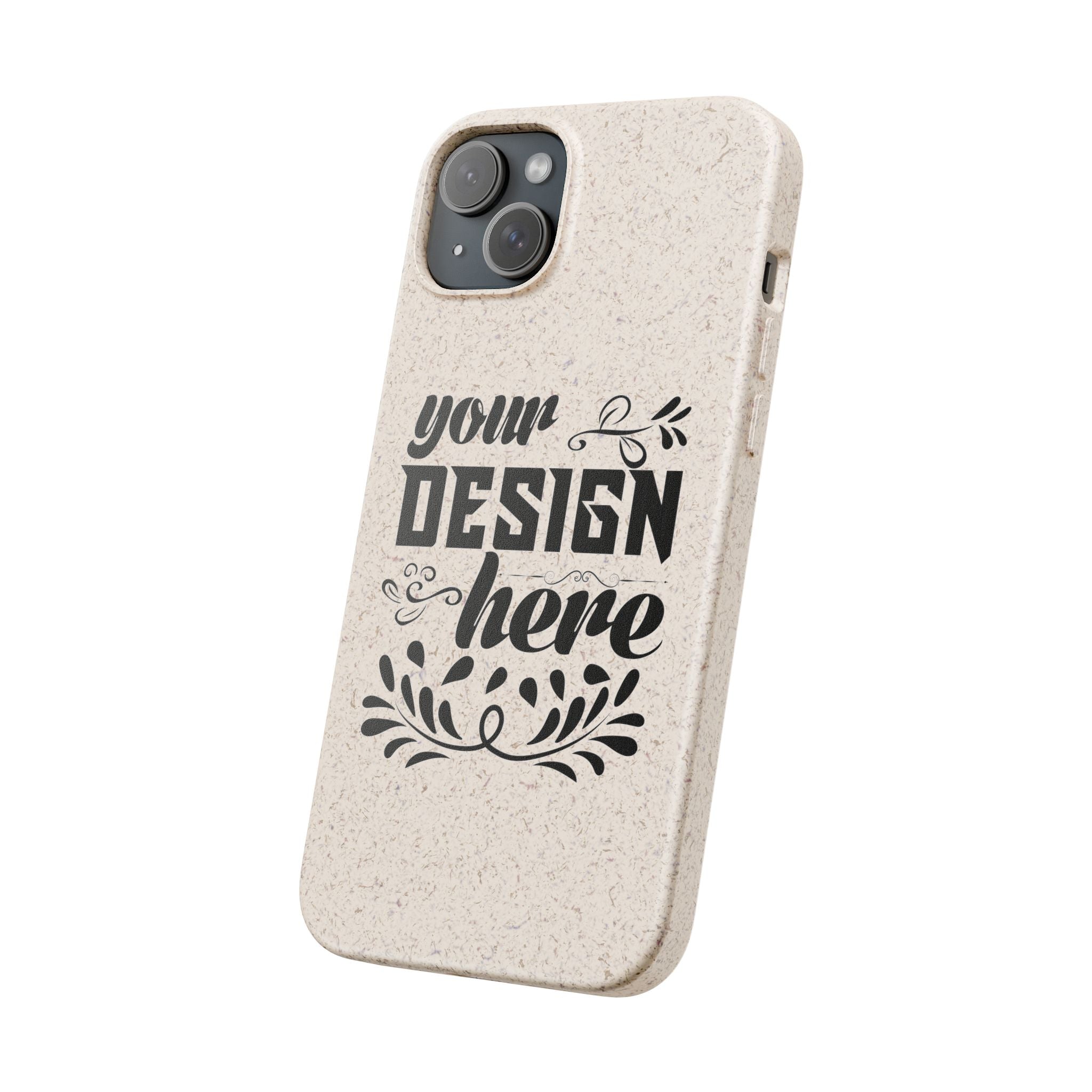Customizable Biodegradable Phone Case Matte Finish Wireless Charging