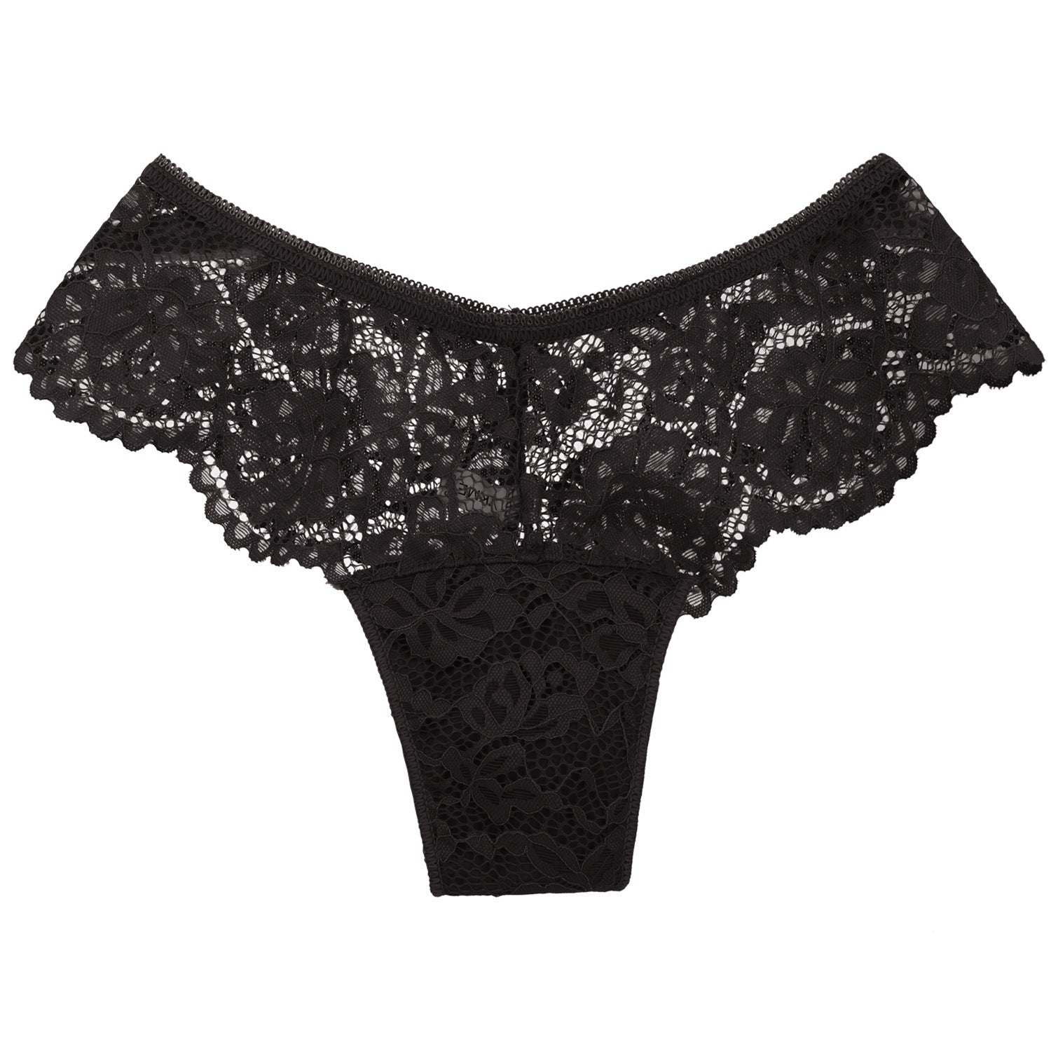 Nameria Women's Mid Rise Lace Briefs Solid Color
