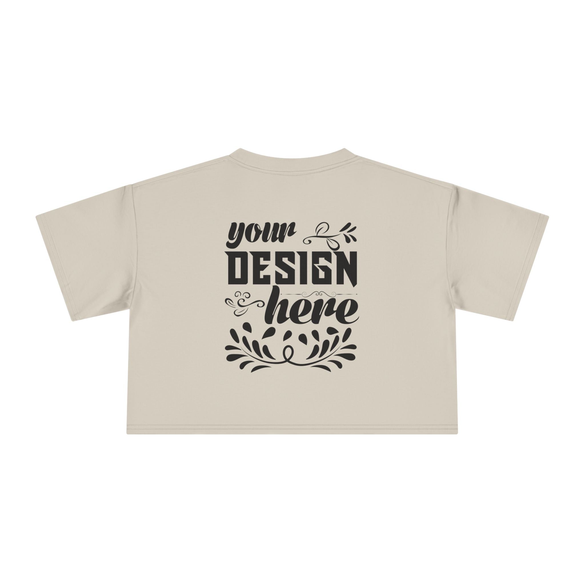 Customizable AS Colour 4062 Womens Crop Tee Dropped Shoulder