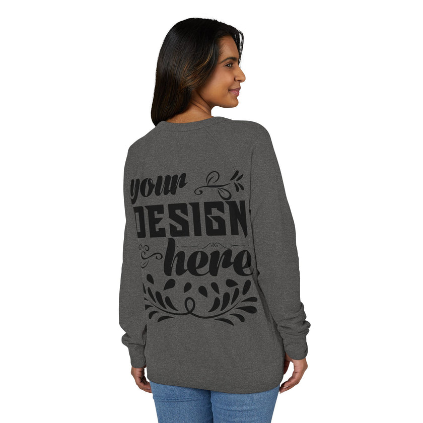 Customizable Lane Seven LS18004 Unisex French Terry Raglan Crewneck