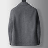 Nameria Mens Wool Jacket Coat Lapel Zip Tailored Fit
