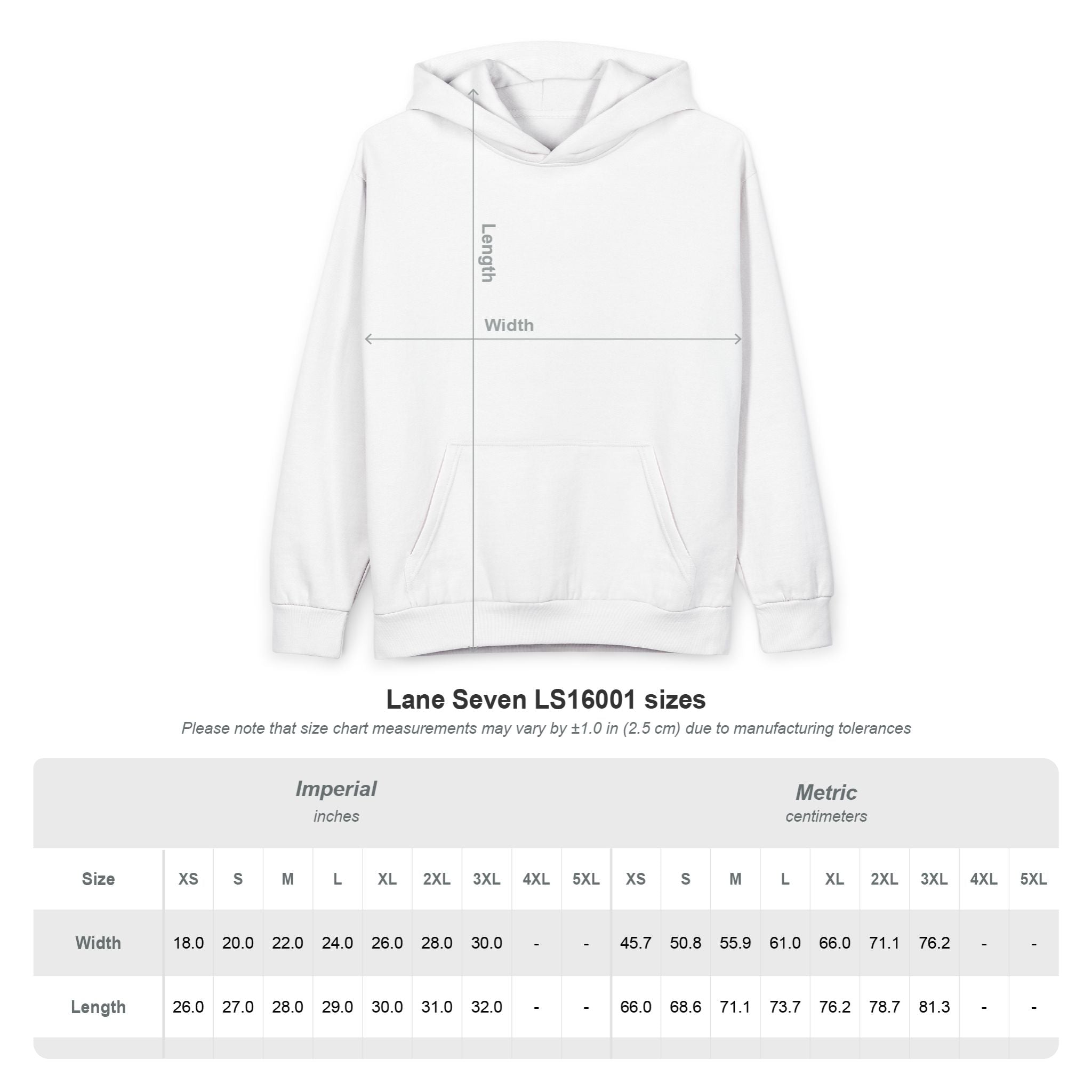 Customizable Lane Seven LS16001 Unisex Urban Oversized Hoodie