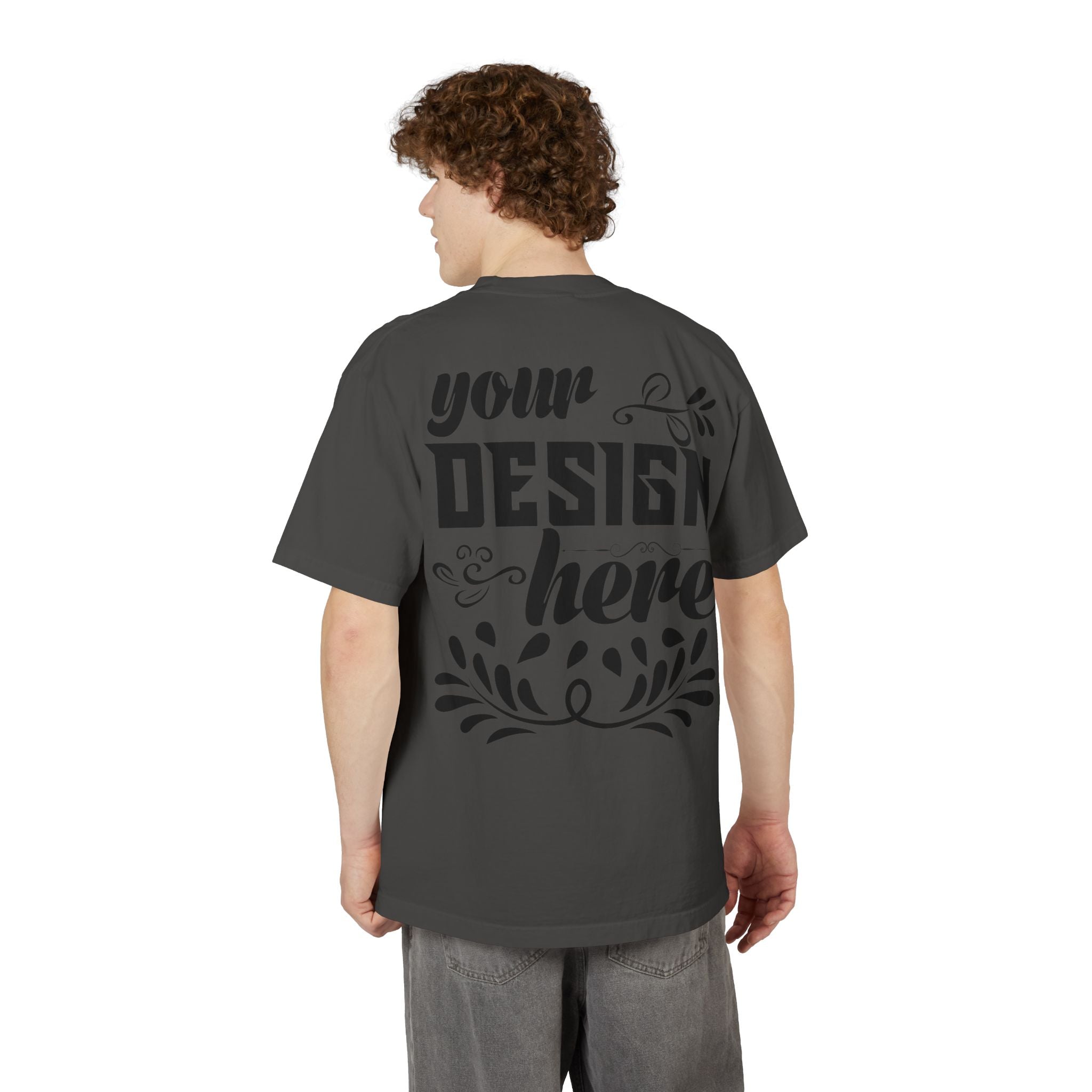 Customizable Shaka Wear SHGDD Unisex Garment Dyed Drop Shoulder T-Shirt