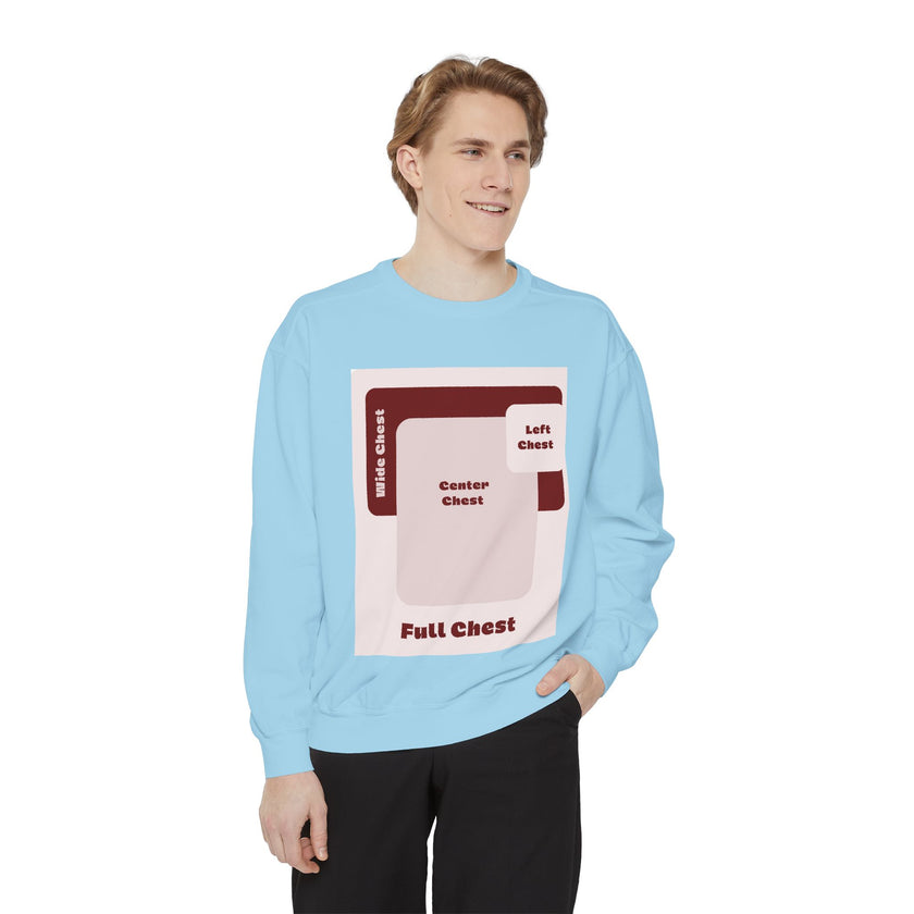Customizable Comfort Colors 1566 Unisex Garment Dyed Sweatshirt DTG Custom Design