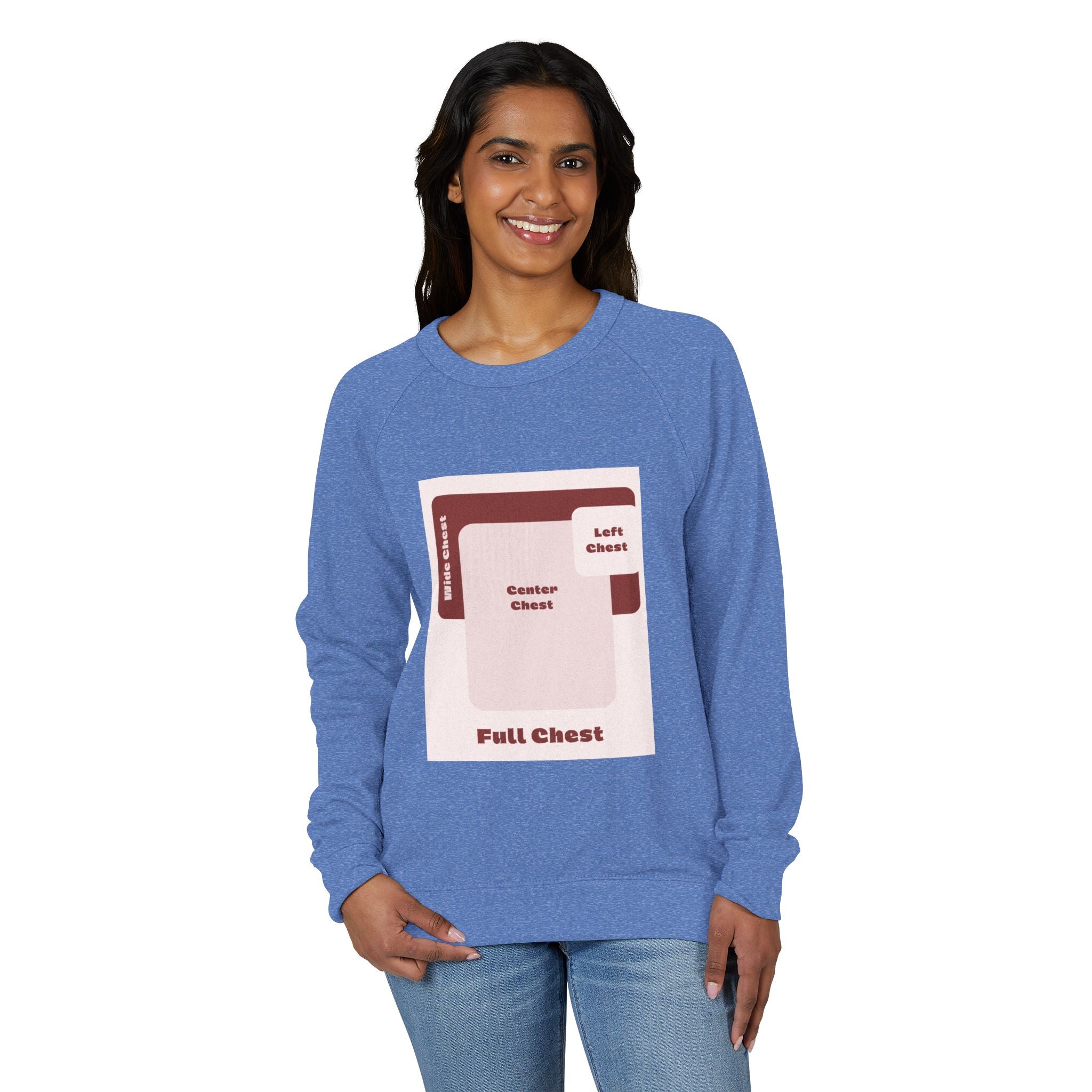 Customizable Lane Seven LS13004 Unisex French Terry Raglan Crewneck