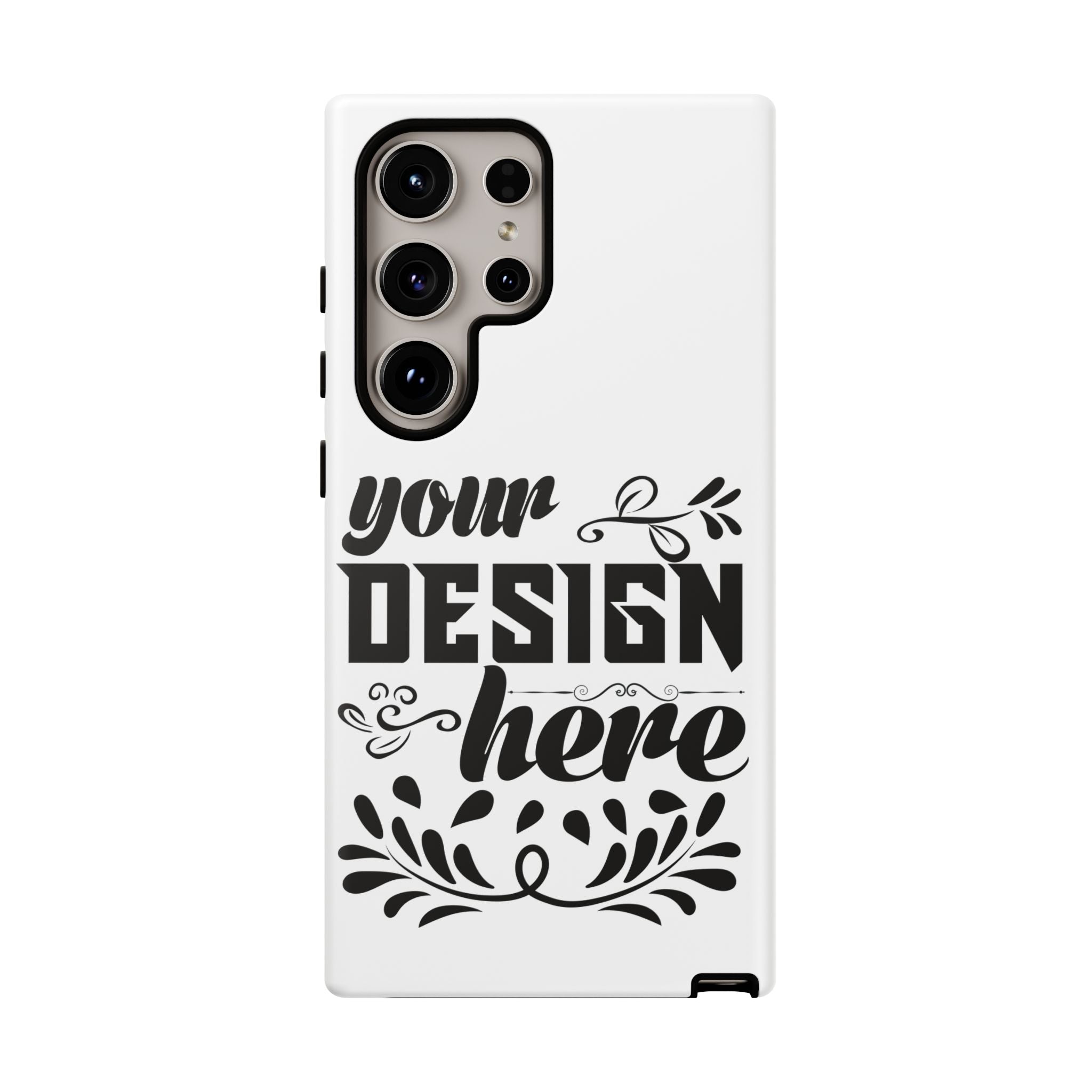 Customizable Tough Dual Layer Phone Case Polycarbonate TPU Liner Protective