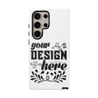 Customizable Tough Dual Layer Phone Case Polycarbonate TPU Liner Protective