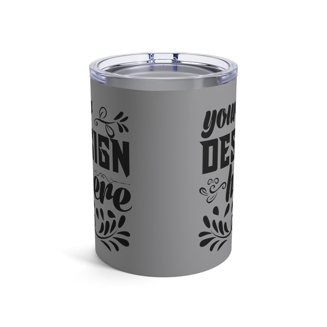 Customizable 10oz Vacuum Insulated Stainless Steel Tumbler with Lid