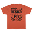 Customizable Champion T425 Unisex Cotton T-Shirt Classic Fit