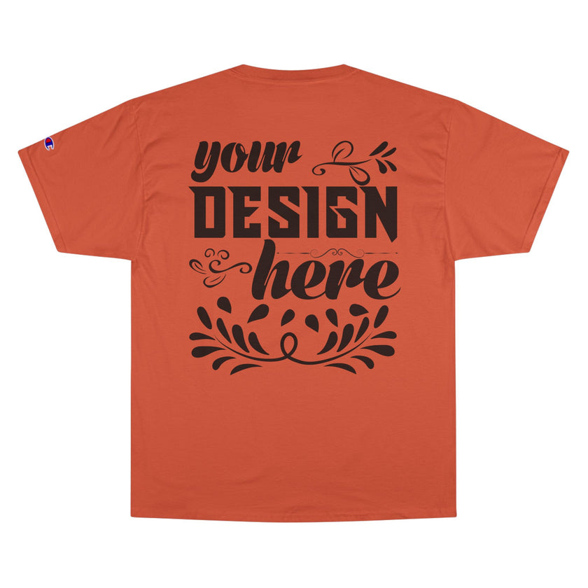 Customizable Champion T425 Unisex Cotton T-Shirt Classic Fit