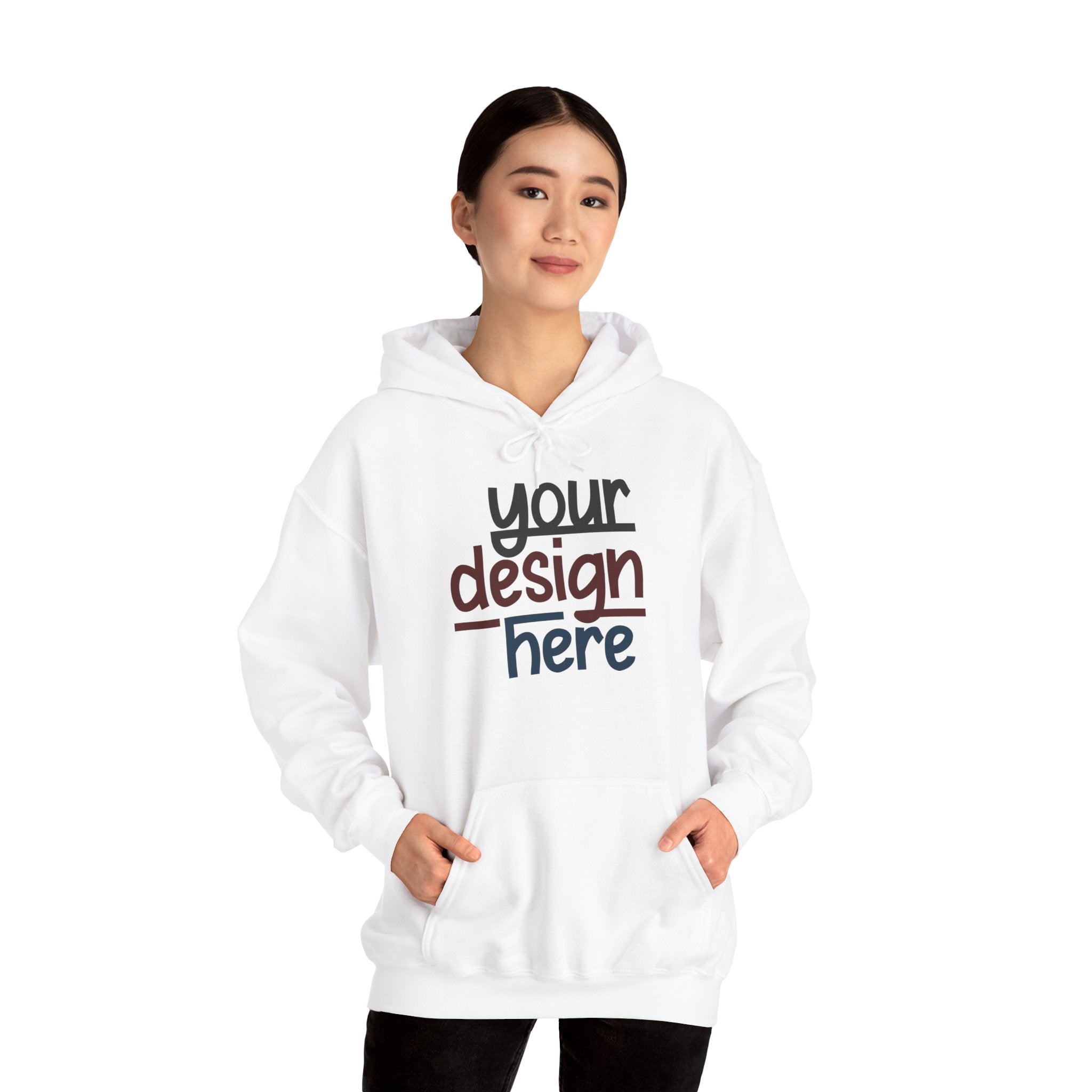 Customizable Gildan 18500 Unisex Heavy Blend Hooded Sweatshirt