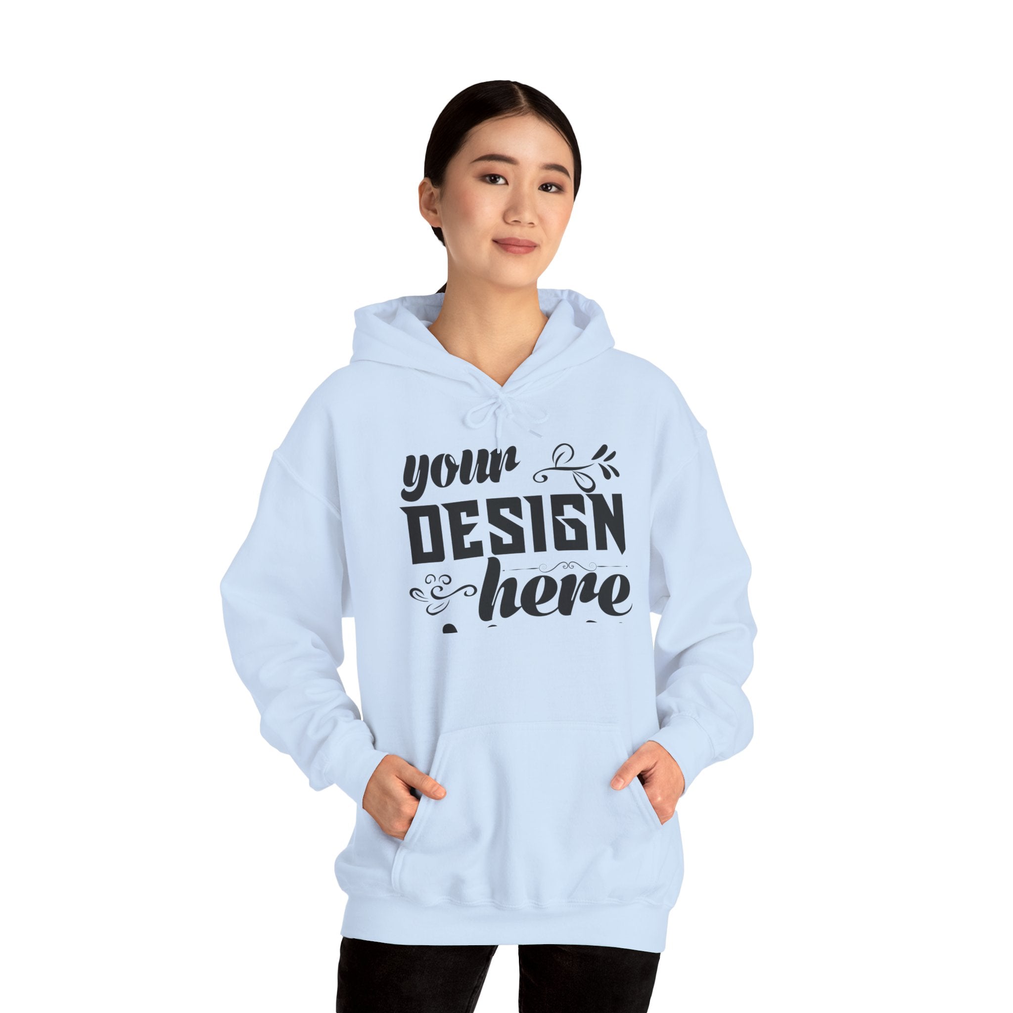 Customizable Gildan 18500 Unisex Heavy Blend Hooded Sweatshirt