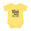 Customizable Infant Baby Rib Bodysuit Rabbit Skins 4400 Unisex