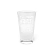 Customizable 16oz Tempered Glass Pint Glass with Custom Inkjet Print