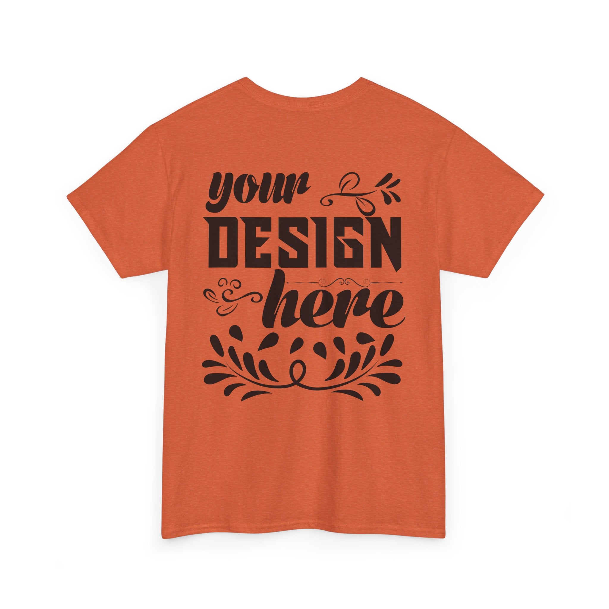 Customizable Gildan 5000 Unisex Heavy Cotton T-Shirt Classic Fit