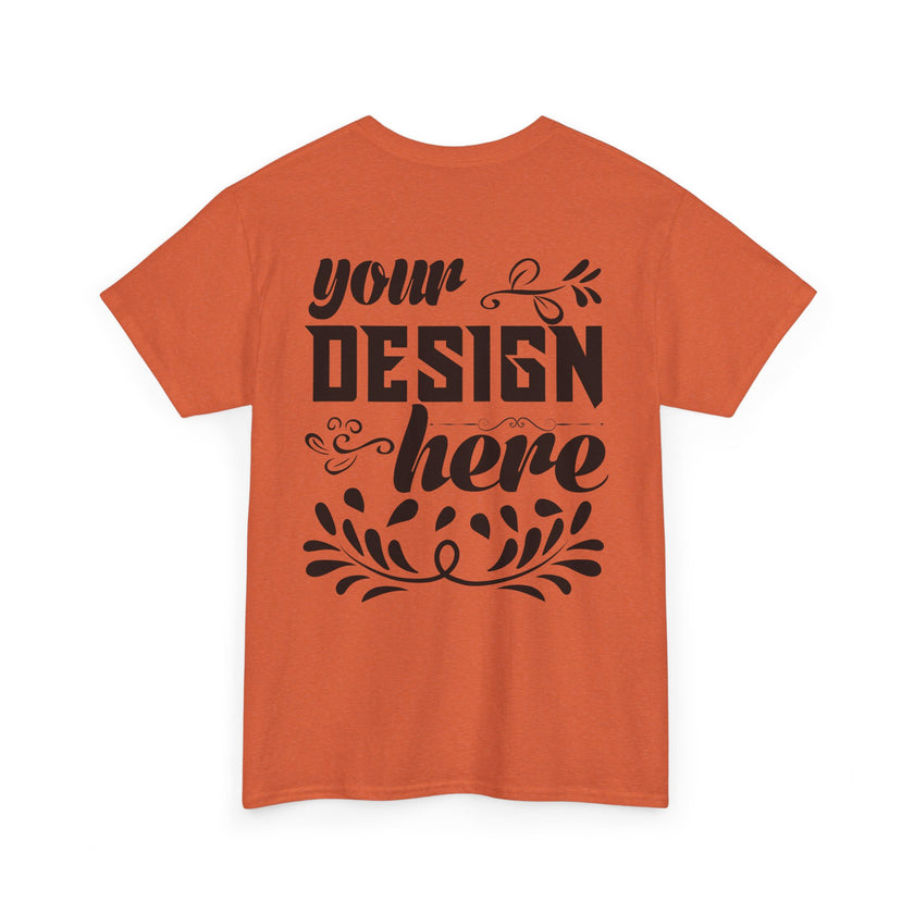 Customizable Gildan 5000 Unisex Heavy Cotton T-Shirt Classic Fit