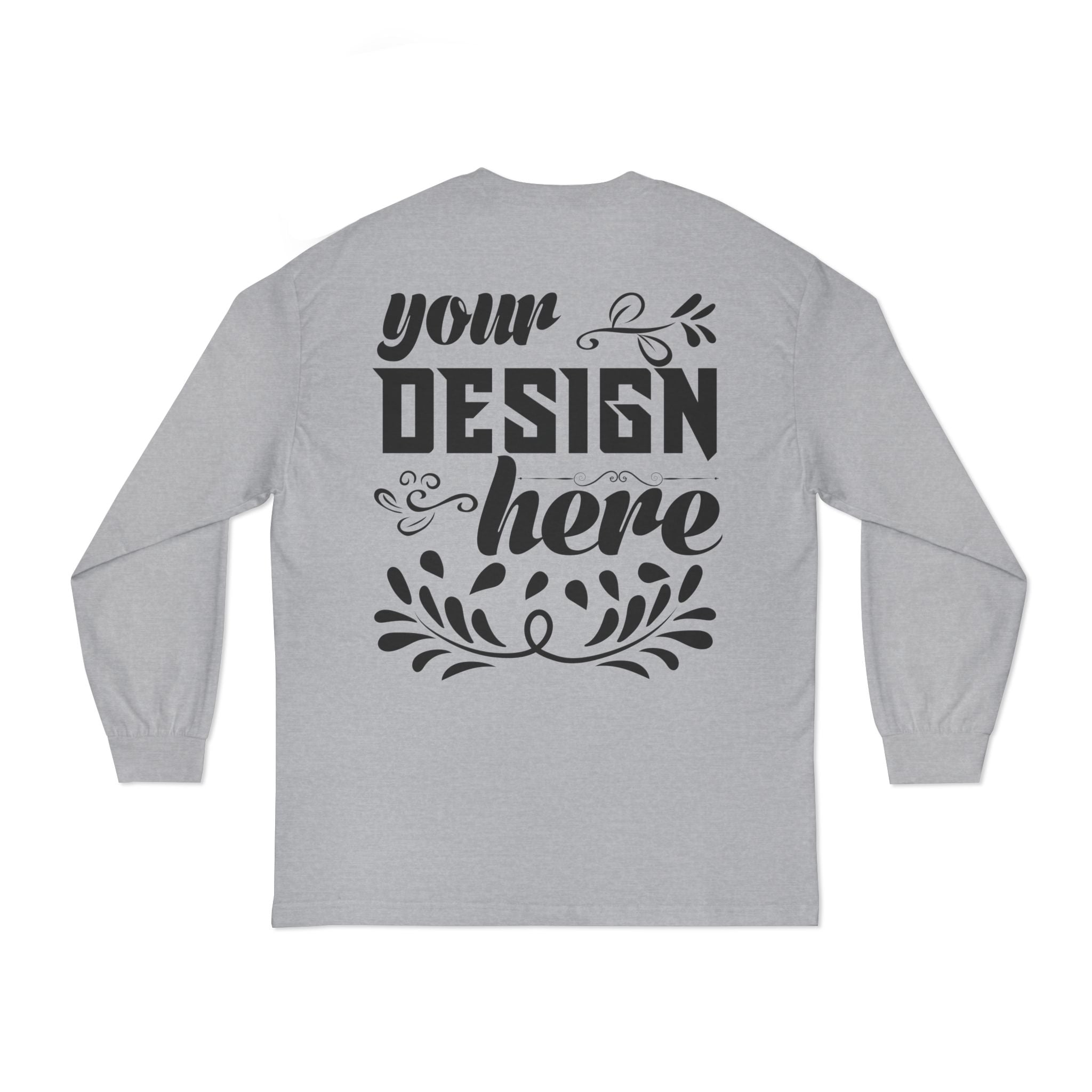 Customizable American Apparel 1304 Unisex Classic Long Sleeve T Shirt