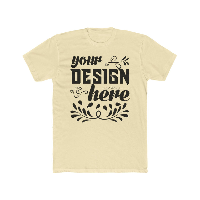 Customizable Next Level 3600 Unisex Cotton Crew Neck Short Sleeve Tee