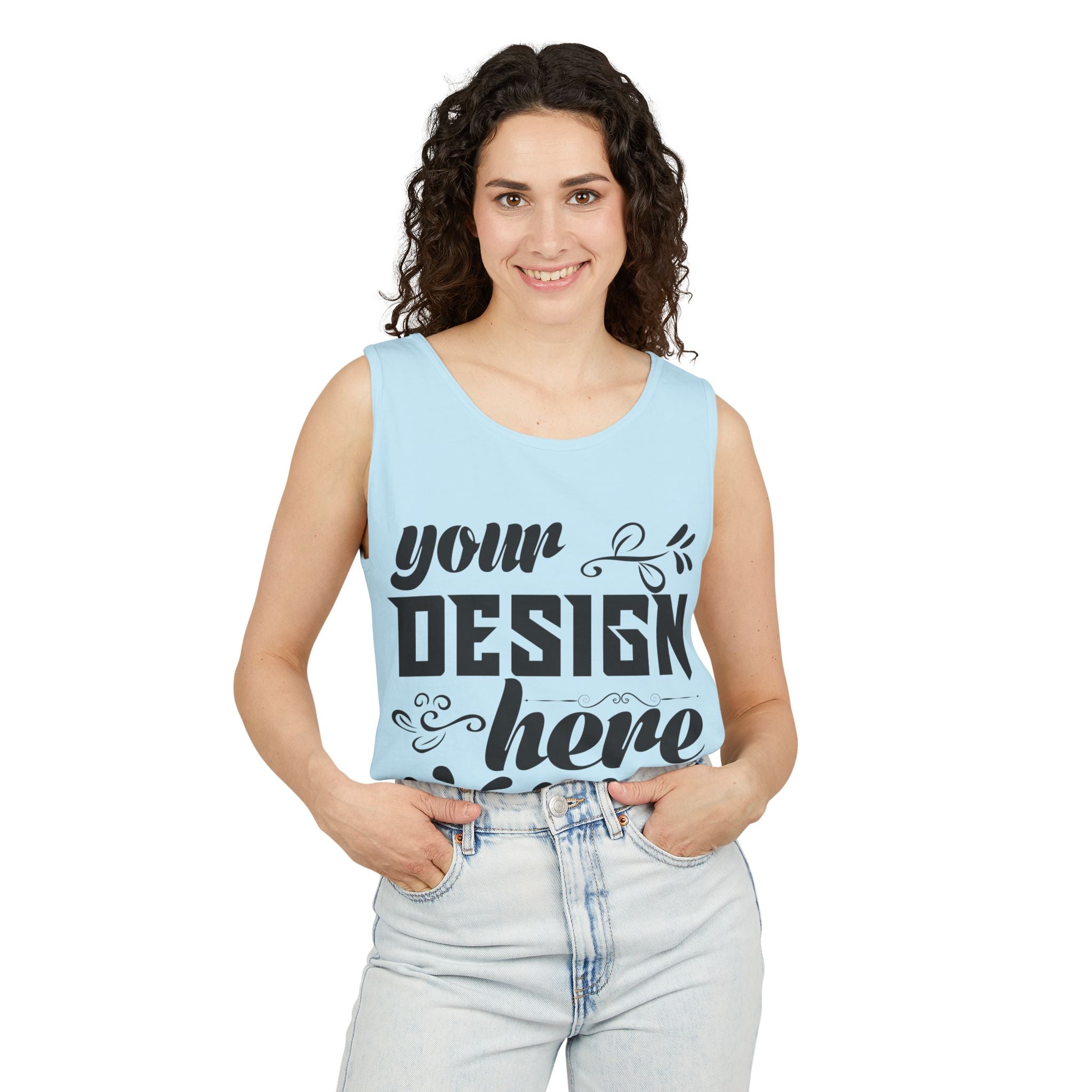 Customizable  Comfort Colors 9360  Unisex Garment Dyed Tank Top