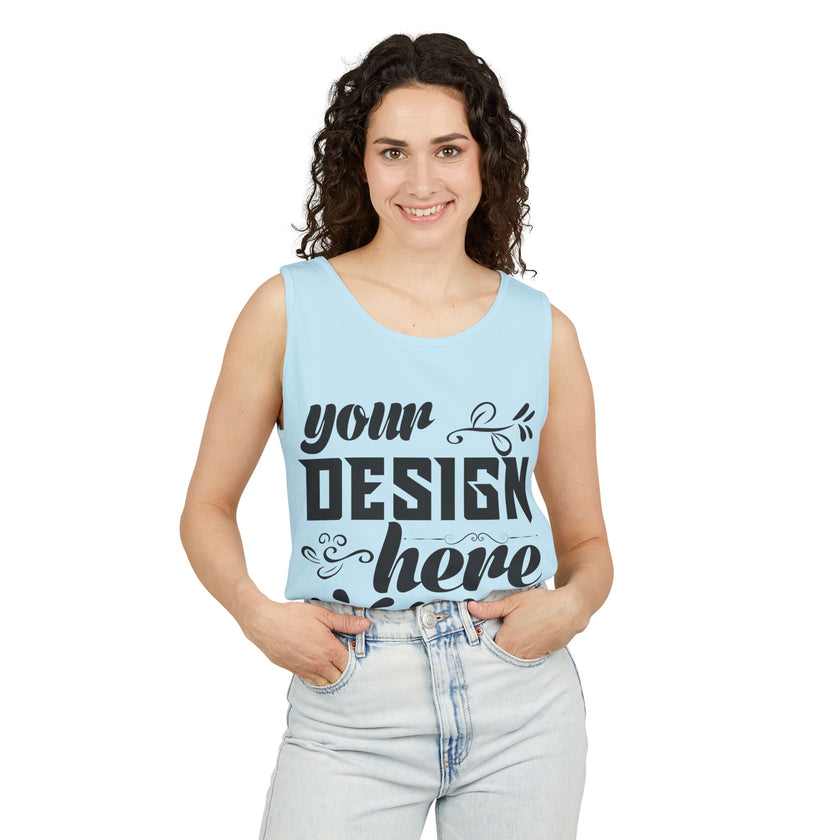 Customizable  Comfort Colors 9360  Unisex Garment Dyed Tank Top