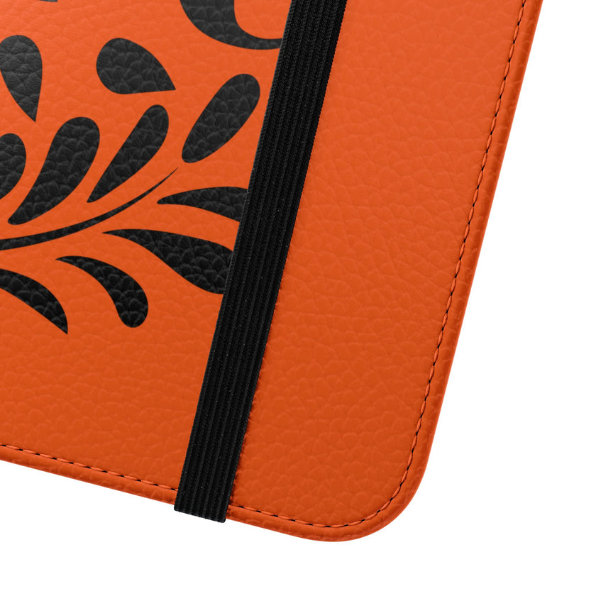Customizable Flip Folio Phone Case With Card Slots Stand And Elastic Strap