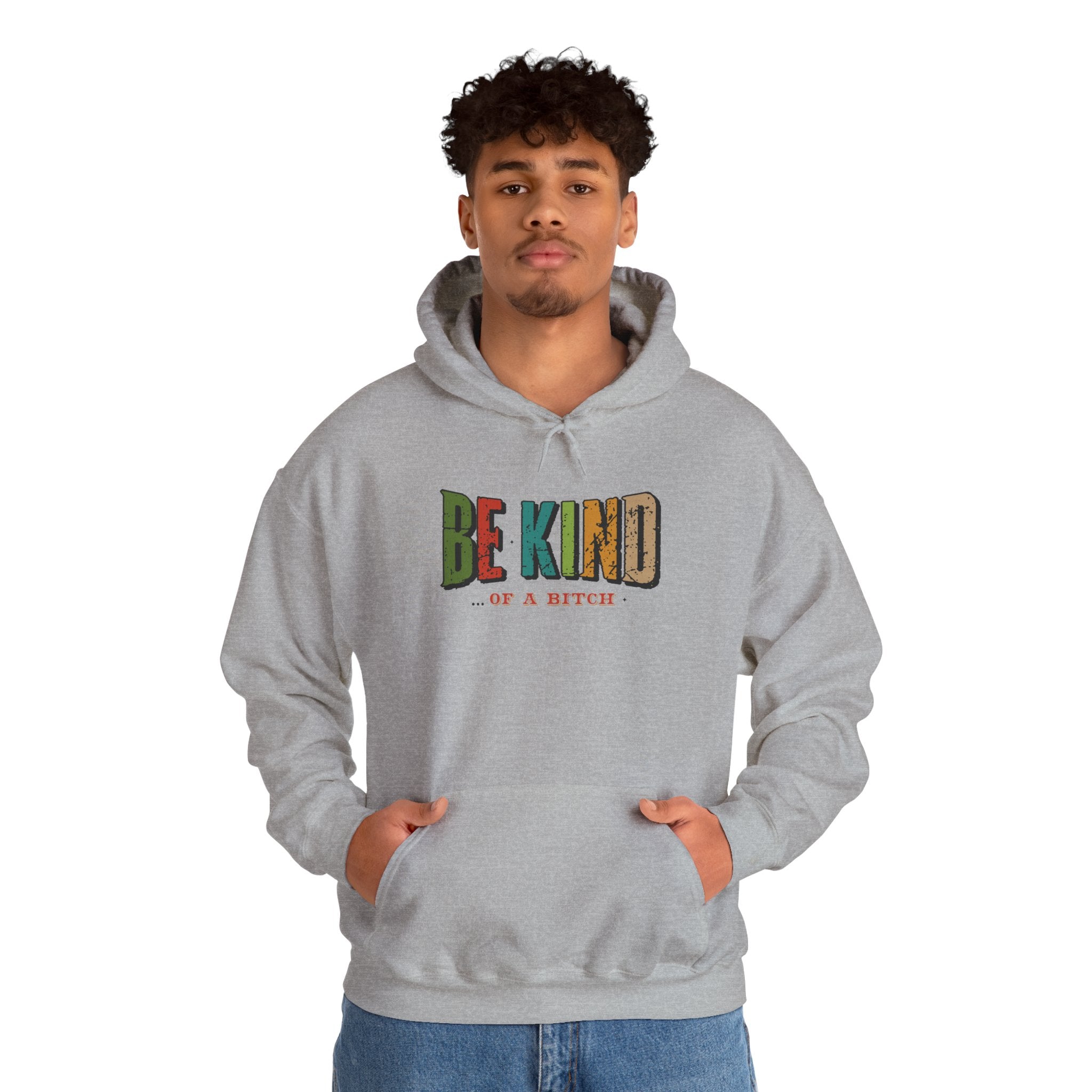 Gildan 18500 Unisex Heavy Blend Hoodie | Be Kind Graphic Print