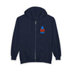 Gildan 18600 Unisex Full Zip Hoodie | Super Daddy Embroidery