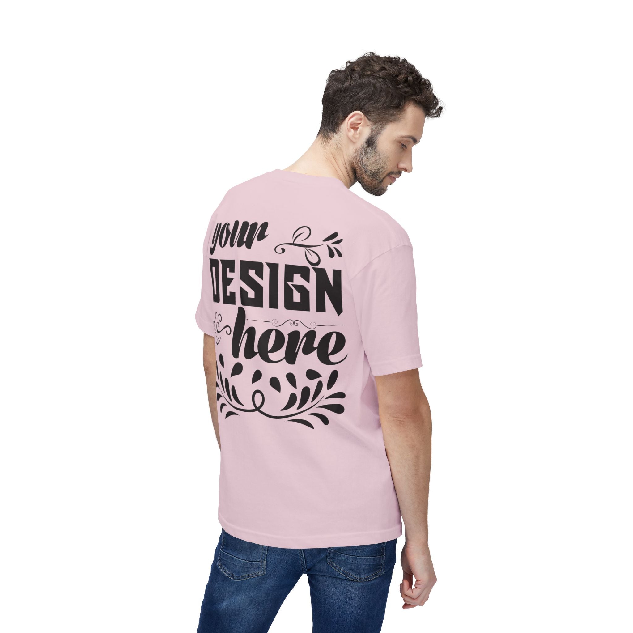 Customizable Bayside 5040 Unisex Midweight T-Shirt Made in US