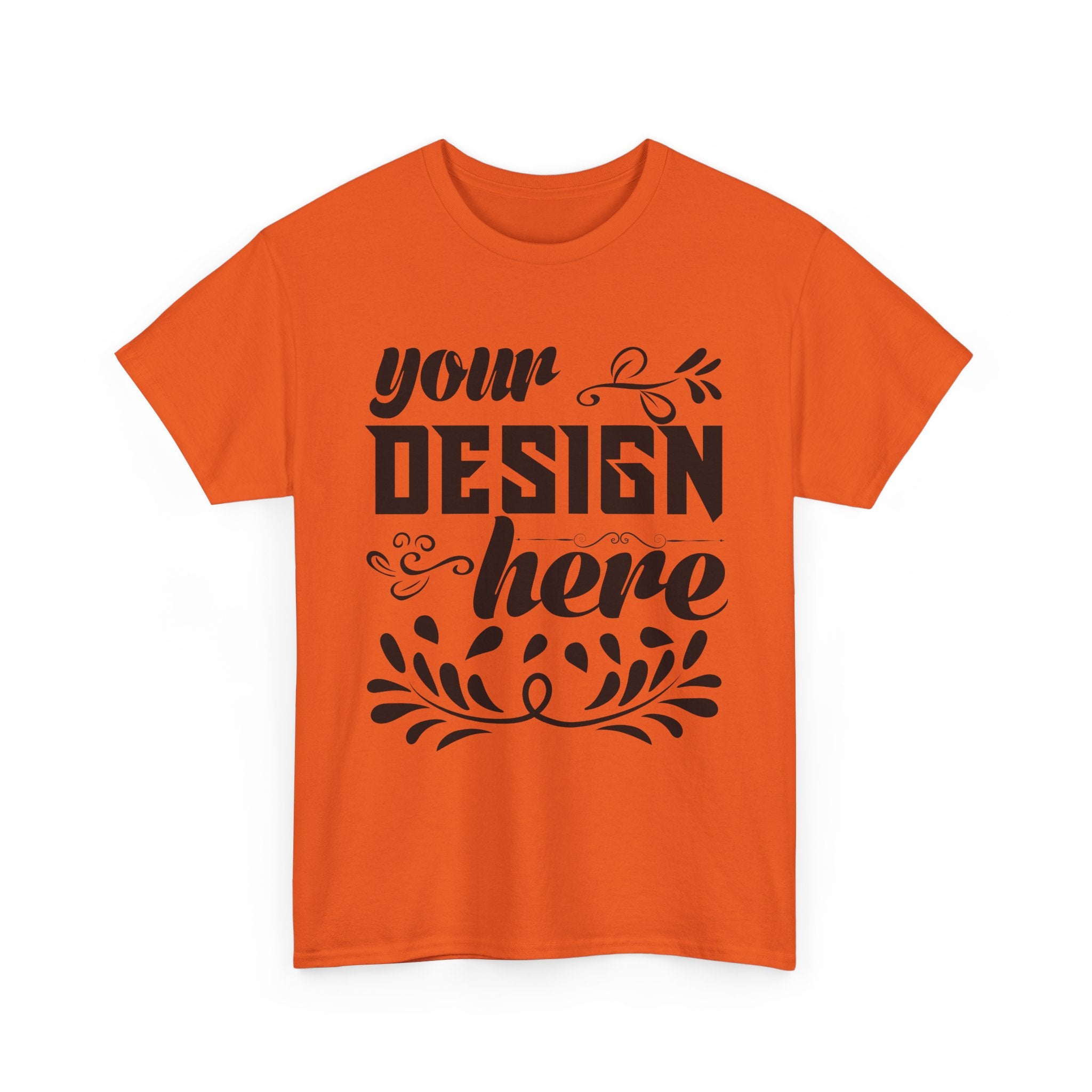 Customizable Gildan 5000 Unisex Heavy Cotton T-Shirt Classic Fit