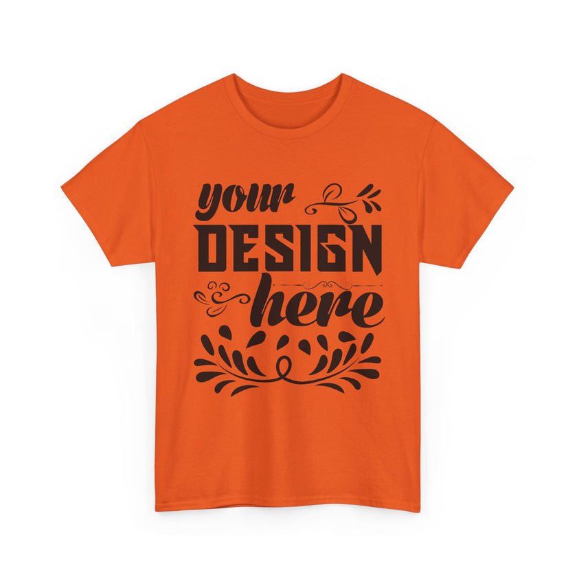 Customizable Gildan 5000 Unisex Heavy Cotton T-Shirt Classic Fit