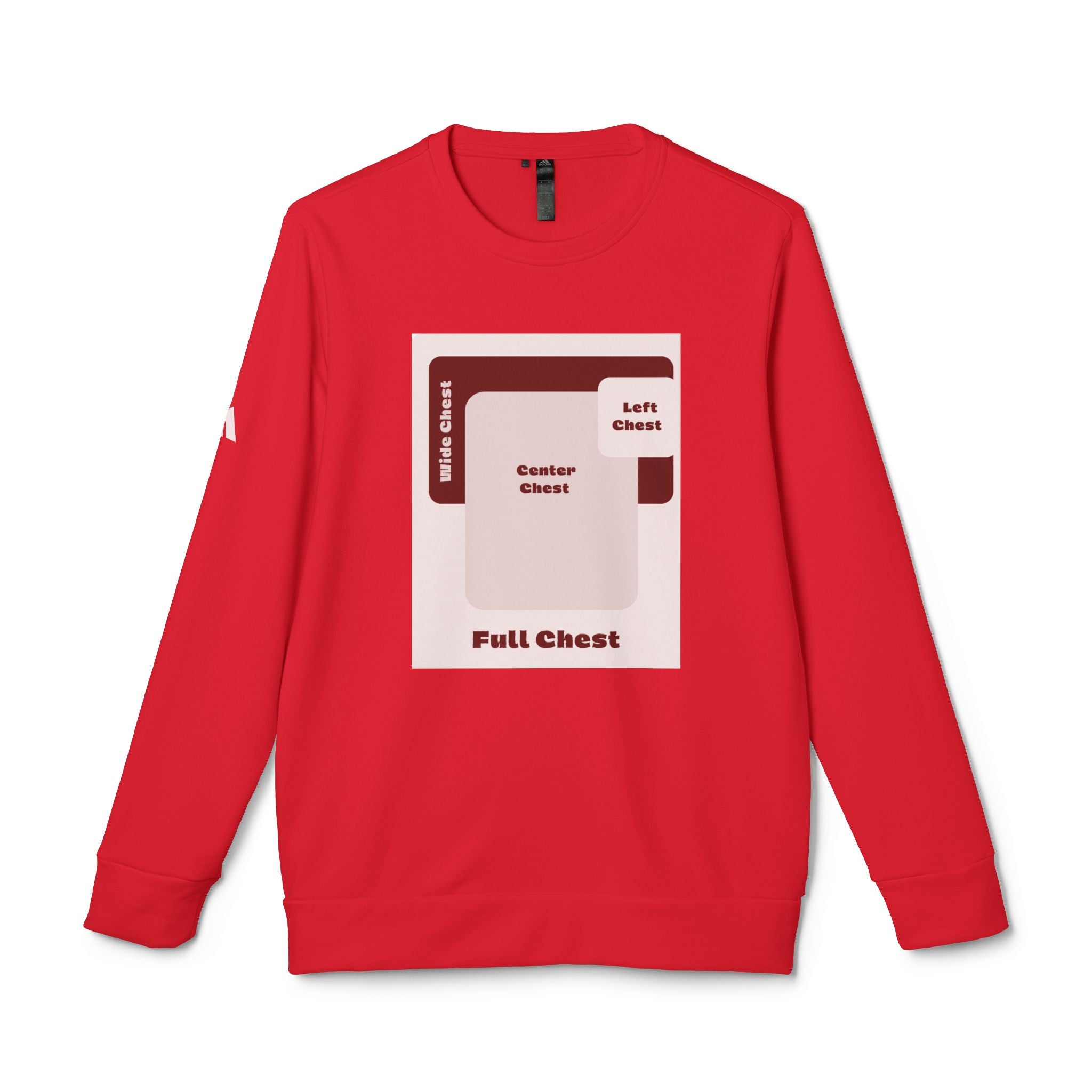 Customizable Adidas A434 Unisex Fleece Crewneck Sweatshirt