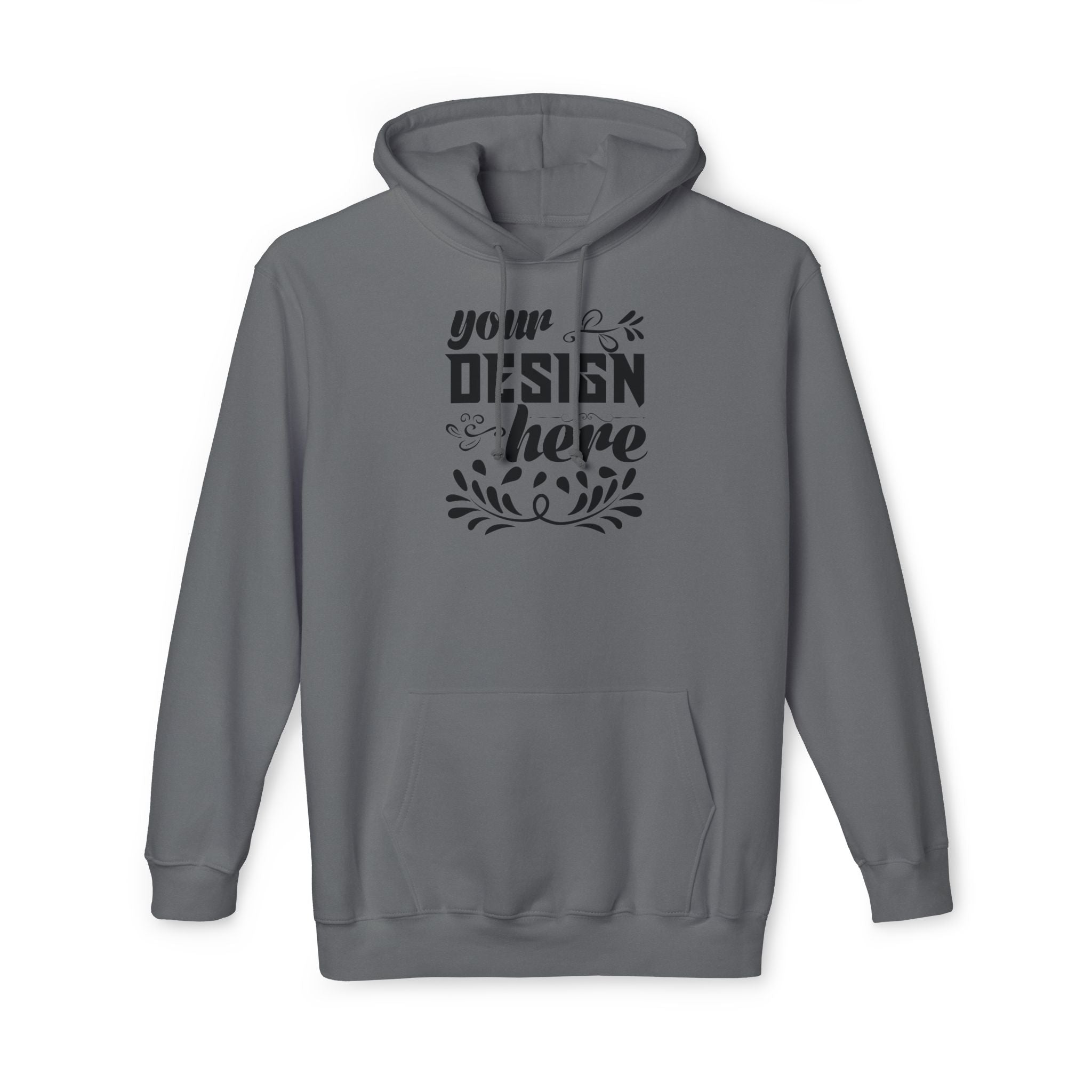 Customizable Bayside 960 Unisex Heavyweight Hooded Sweatshirt Made in US