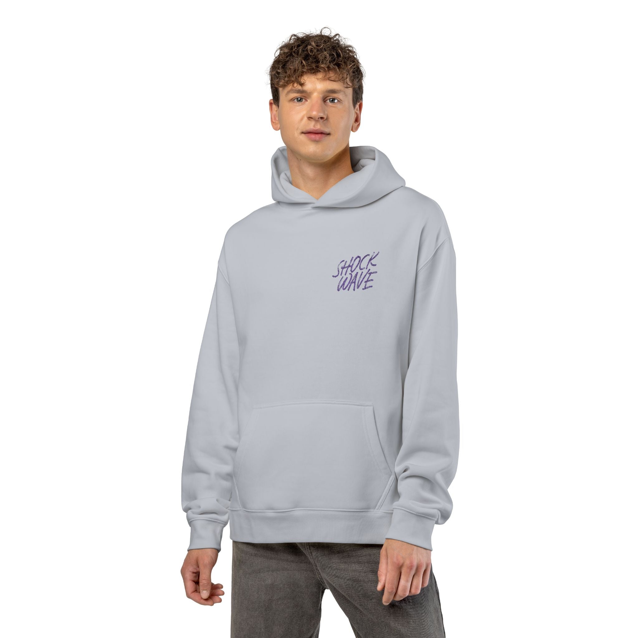 AS Colour 5161 Unisex Relaxed Hoodie | Shock Wave Embroidery