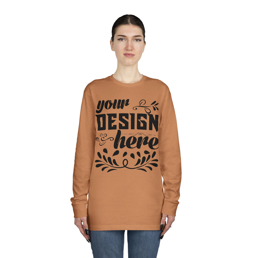 Customizable Lane Seven LS15009 Unisex Long Sleeve Crewneck Tee