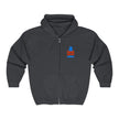 Gildan 18600 Unisex Full Zip Hoodie | Super Daddy Embroidery