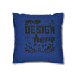Customizable Spun Polyester Square Pillowcase Double-Sided Print Cover