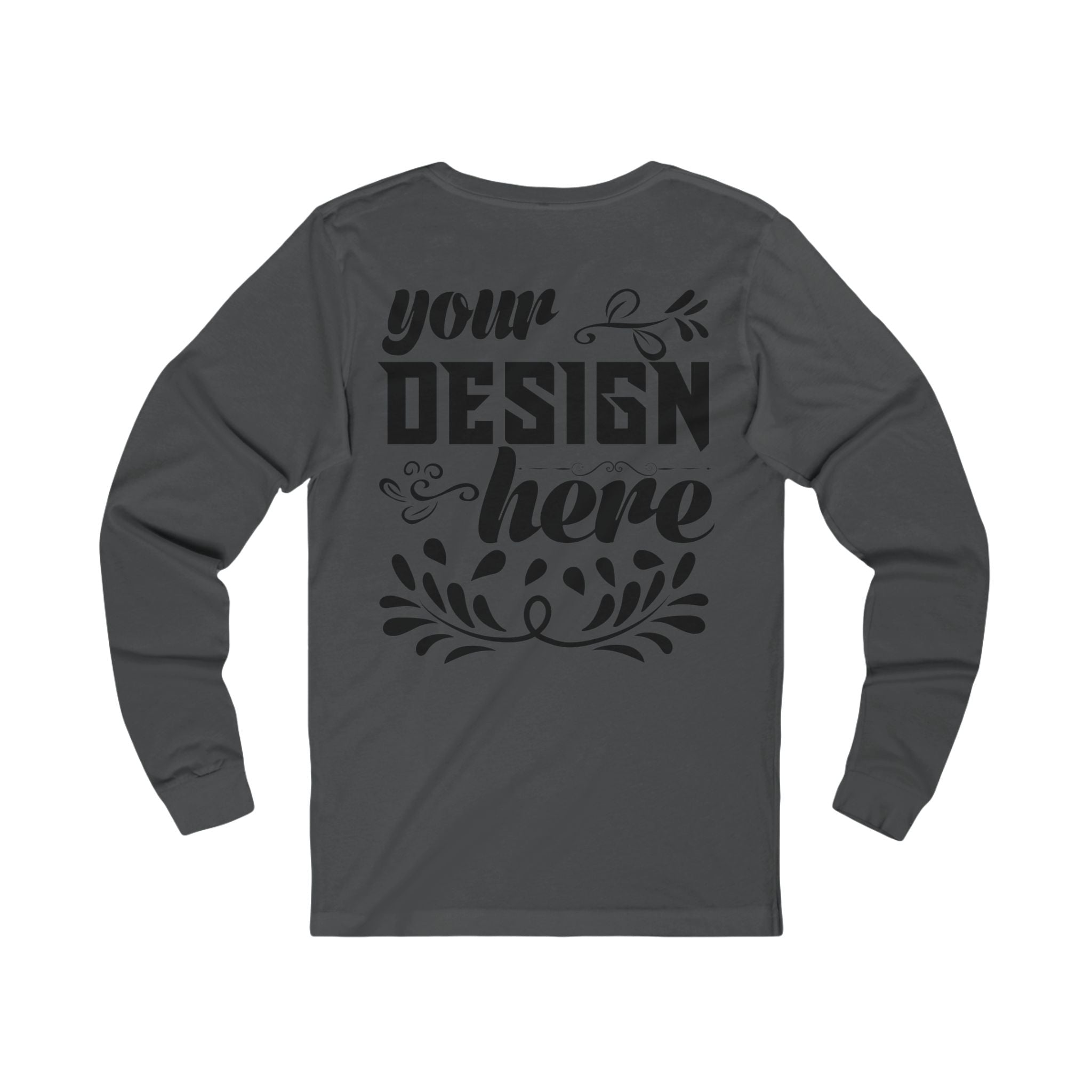 Customizable Bella+Canvas 3501 Unisex Jersey Long Sleeve Tee