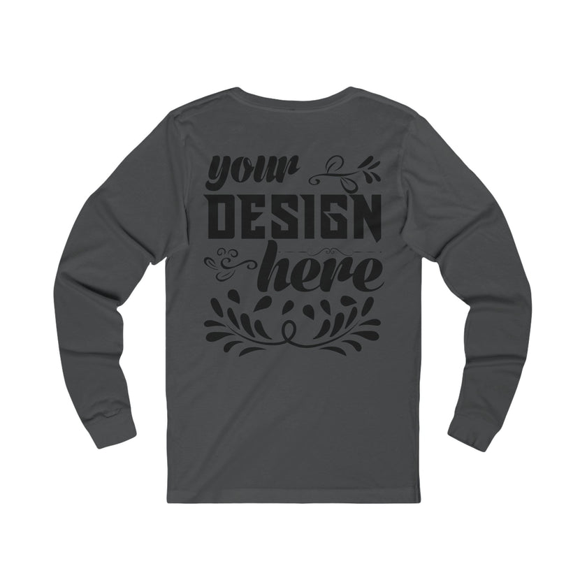 Customizable Bella+Canvas 3501 Unisex Jersey Long Sleeve Tee