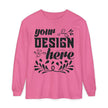 Customizable Comfort Colors 6014 Unisex Garment Dyed Long Sleeve T Shirt