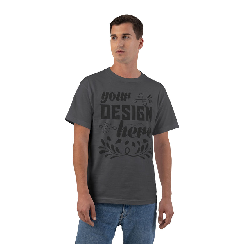 Customizable Hanes 5180 Beefy T Short Sleeve Cotton T-Shirt