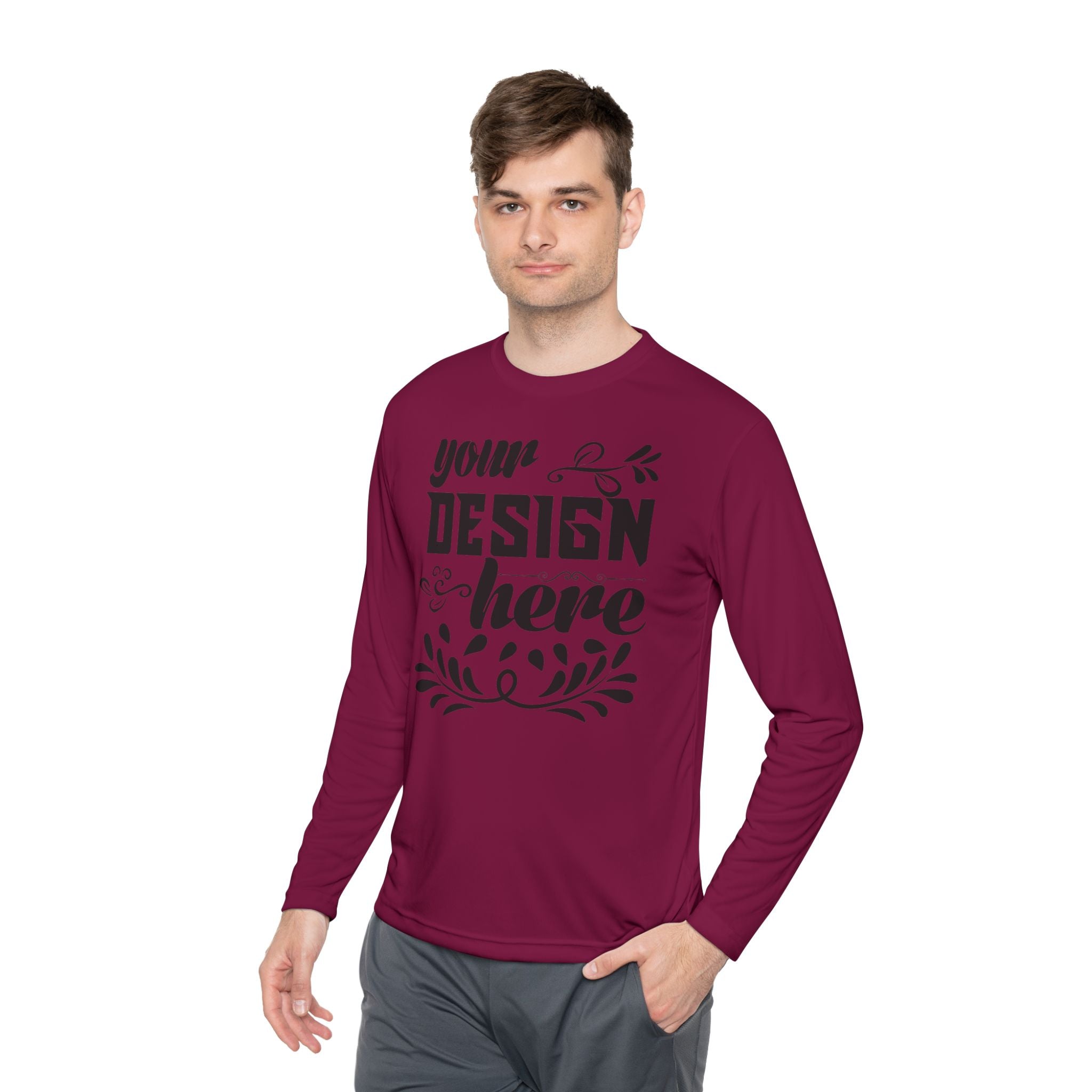 Customizable Sport Tek ST350LS Unisex Lightweight Performance Long Sleeve Tee