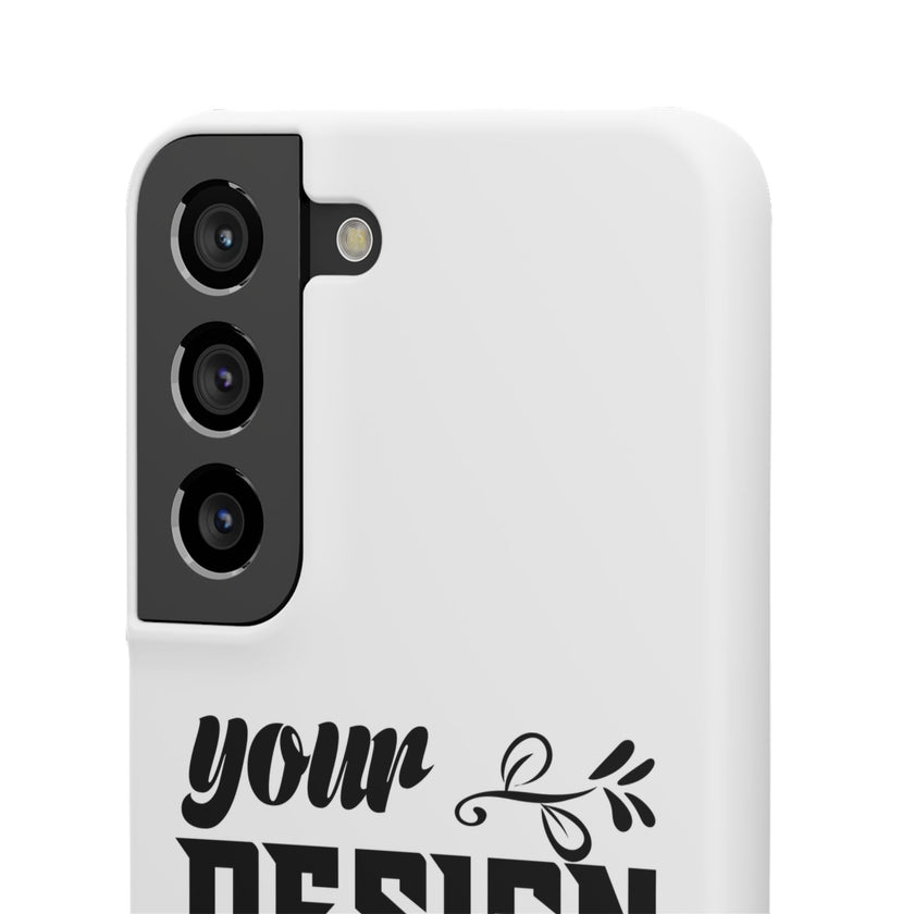 Customizable Snap Phone Case Slim Lightweight Polycarbonate Gloss Or Matte