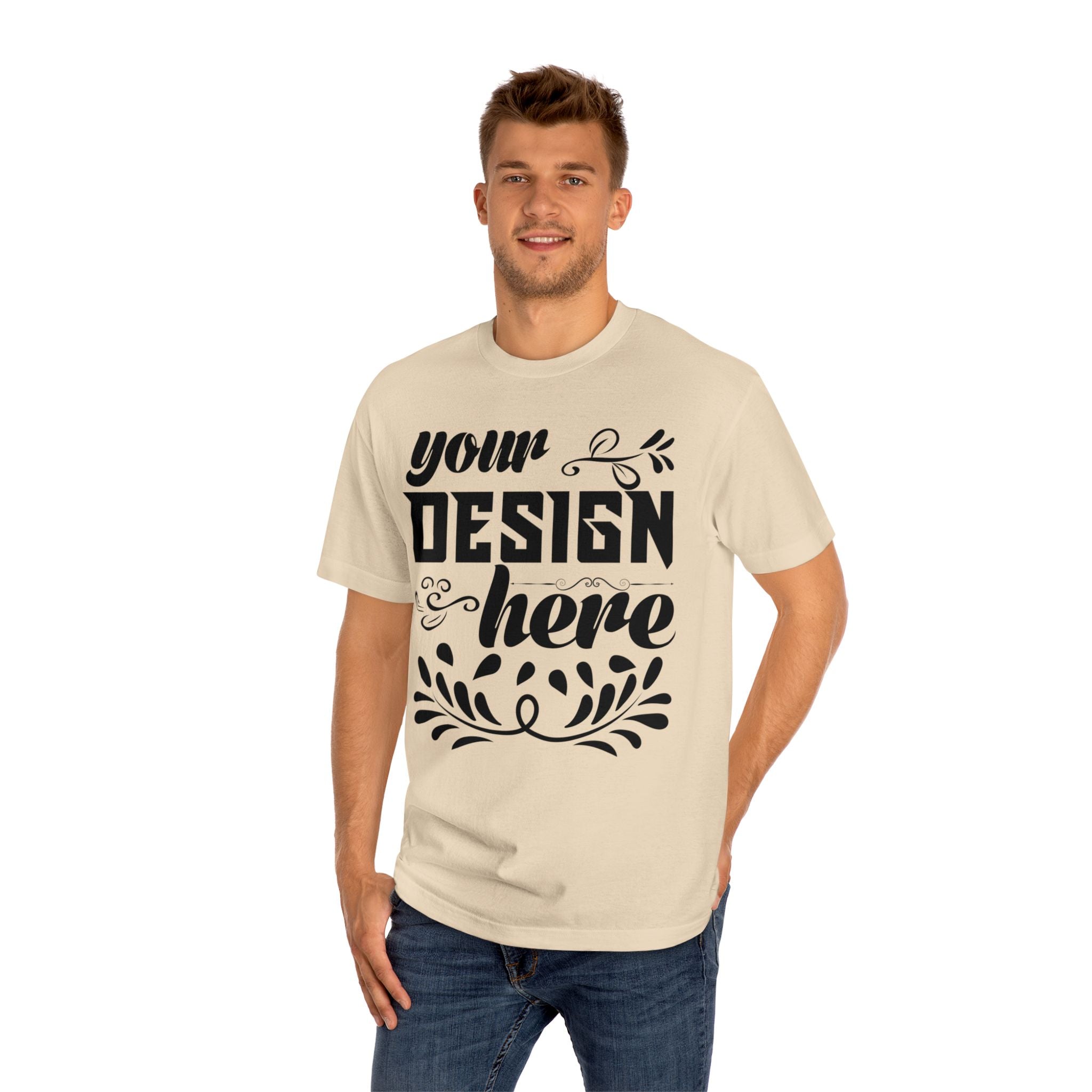 Customizable American Apparel 1301 Unisex Classic Cotton T-Shirt