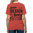 Customizable Bella+Canvas 3413 Unisex Triblend T-Shirt Retail Fit