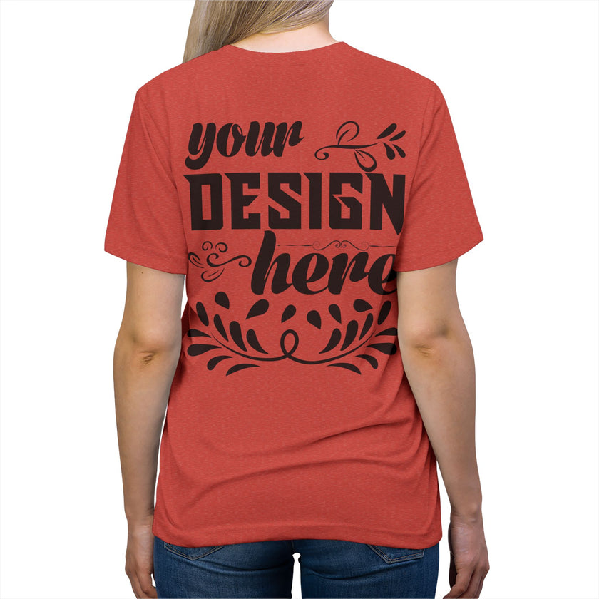 Customizable Bella+Canvas 3413 Unisex Triblend T-Shirt Retail Fit